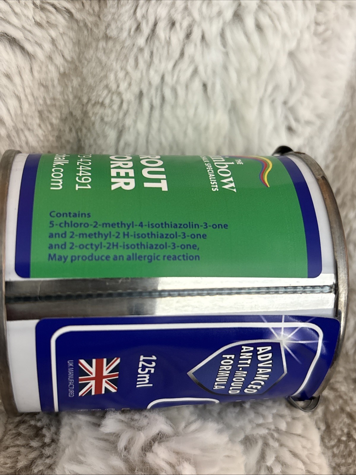 Grout Ivory Brush Paint: Waterproof Tile Paint Grout Refresh – 125ml (4.2oz)