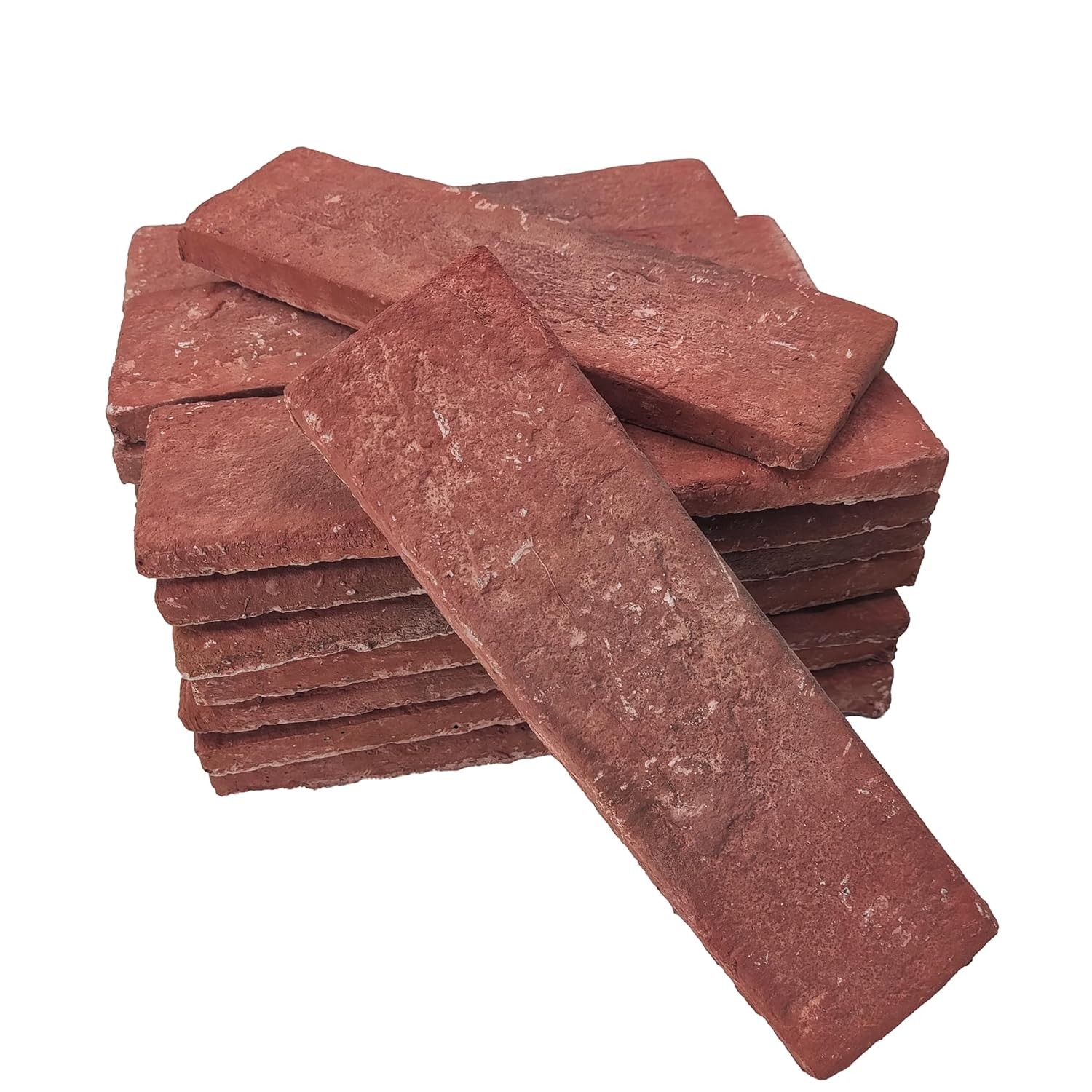 40 Pcs Red Brick Veneers 2.4×7.9 Inch 7 sq ft