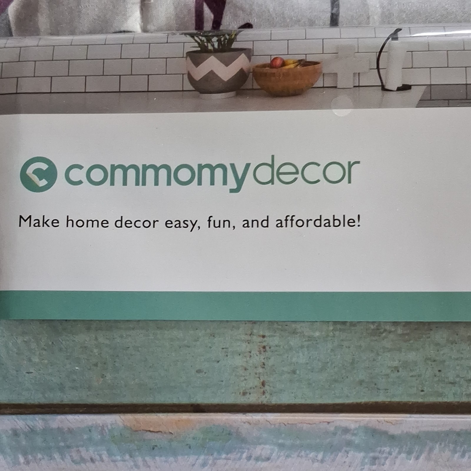 commomydecor Peel & Stick Wood-Look Vinyl Backsplash Tiles 30cm 10pk Matte