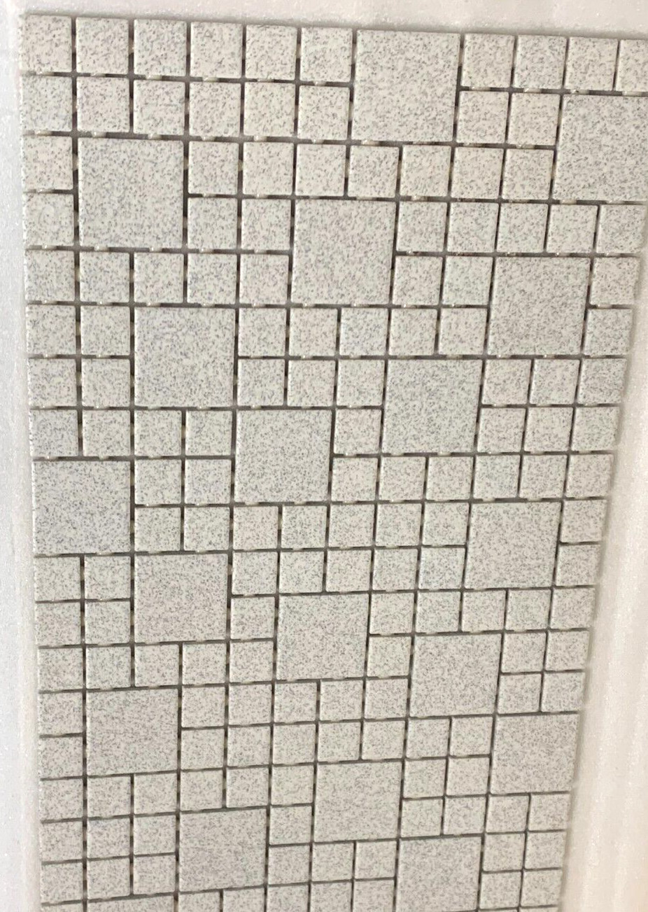 New Daltile Mosaic Keystone 12″ x 24″ Floor Tile White/Black Speckled *120sqft*