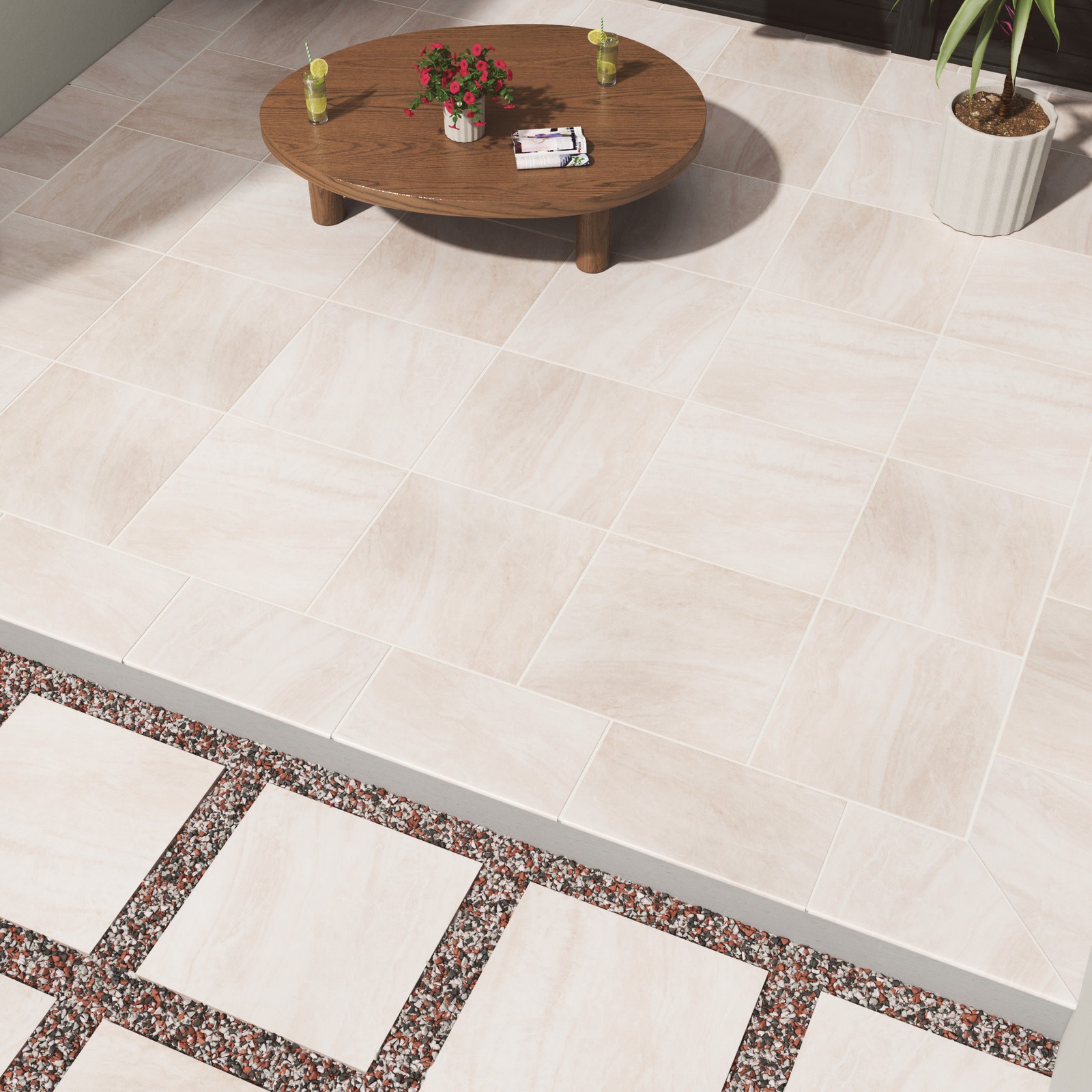 Ackland AKLNPCHI24X24M-CA Chiara 24 in. x 24 in. x 0.79 in. Matte – Cove