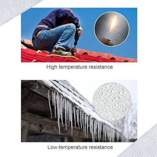 Butyl Tape, Waterproof 1.5mm x 8″ W X 33’L, Multi-Use Leak Repair 8inch 33ft