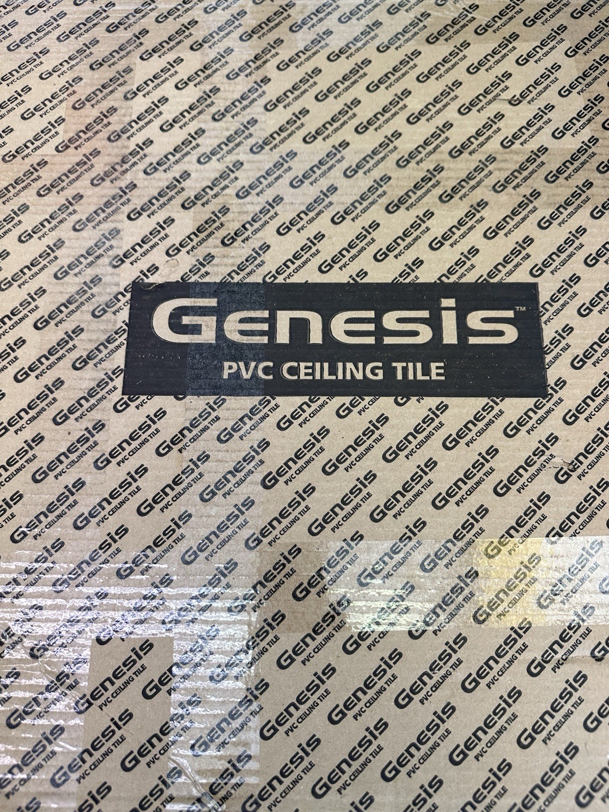 Genesis 2ft x 2ft Smooth Pro White Ceiling Tiles (2-Package of 12 Tiles)