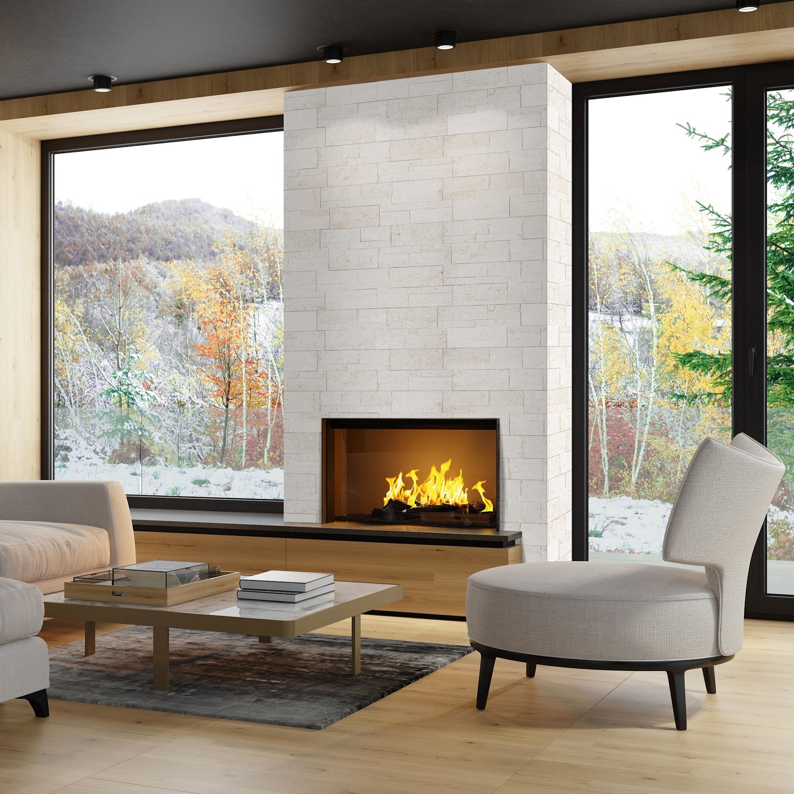 Ackland AKPLPL9X24F-PL 9″ x 24″ Limestone Hardscape Wall Tile – – Montara Ivoria