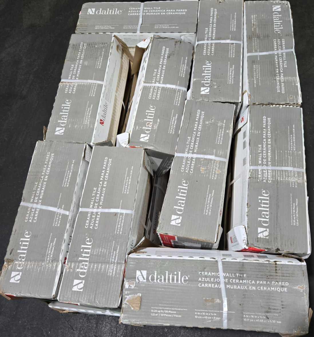 Pallet Sale – Daltile Restore 4in x 16in Ceramic Bright White Tile – 20 cases