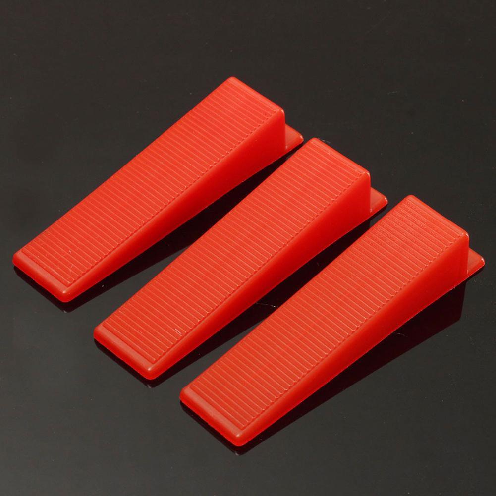100Pcs Tile Leveling System Clips Wedges Spacer Wall Flooring Tiling Tool Kits