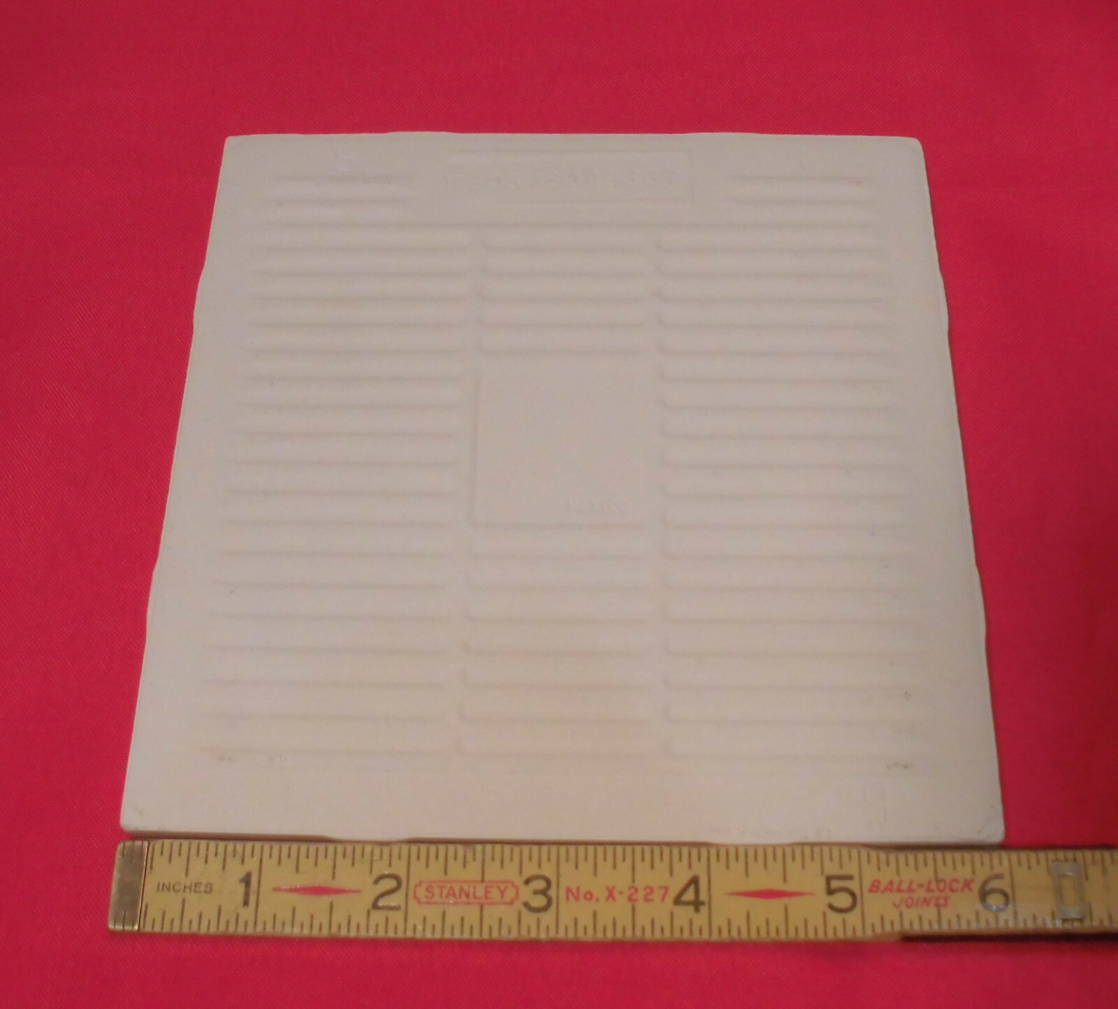 1 pc. *White* 6″ X 6″ by Daltile; Crystaltex Finish-Crystall, Lightly Textured