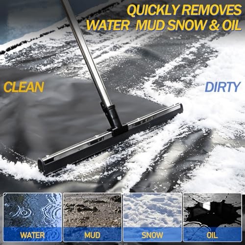 (7’9″× 18′ Waterproof Garage Floor Mat for Cars SUVs Trucks | Easy to Clean,