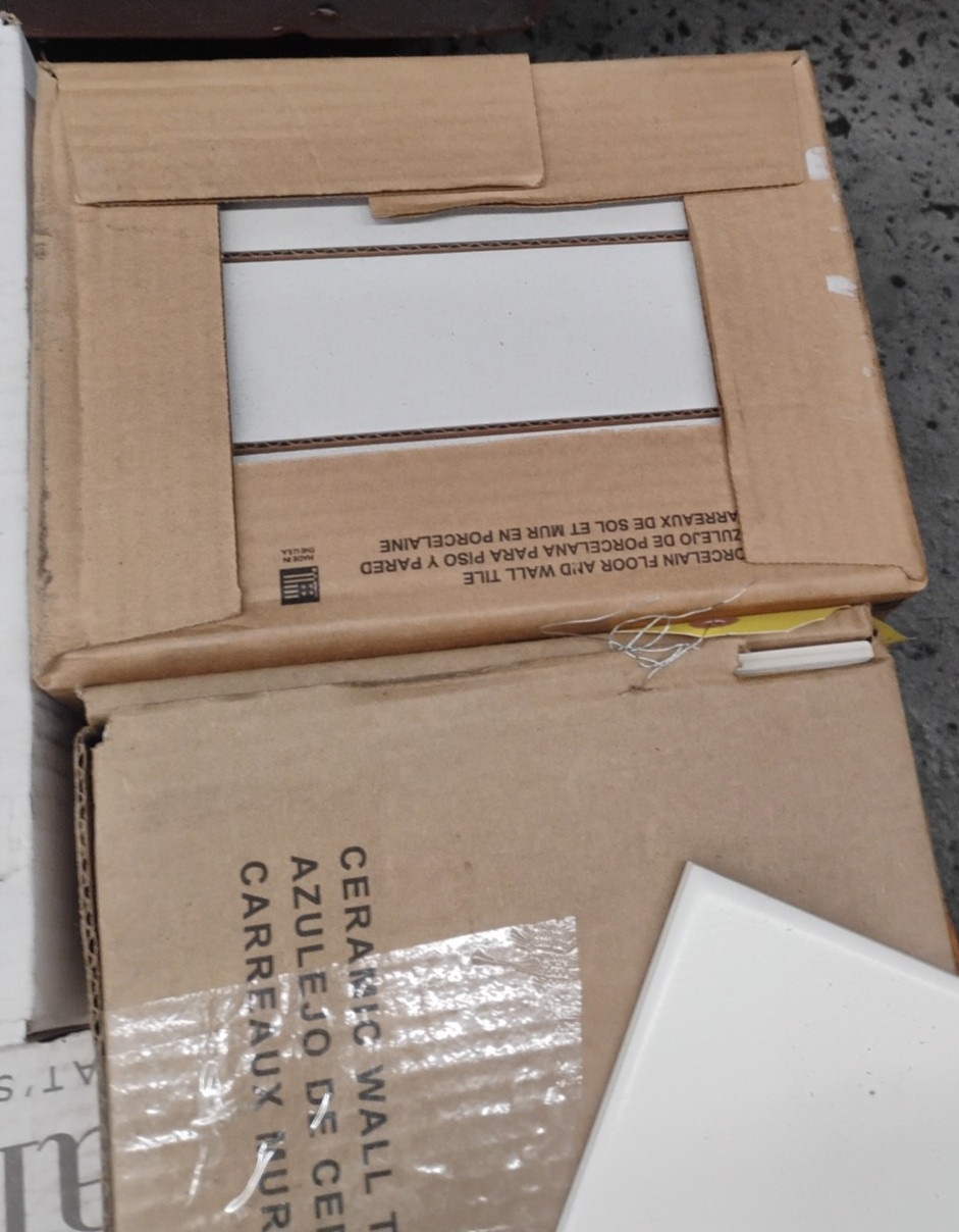 Dal-Tile 2.25×9.5x.039 White Desert Tile 5.72 SF 36 Units