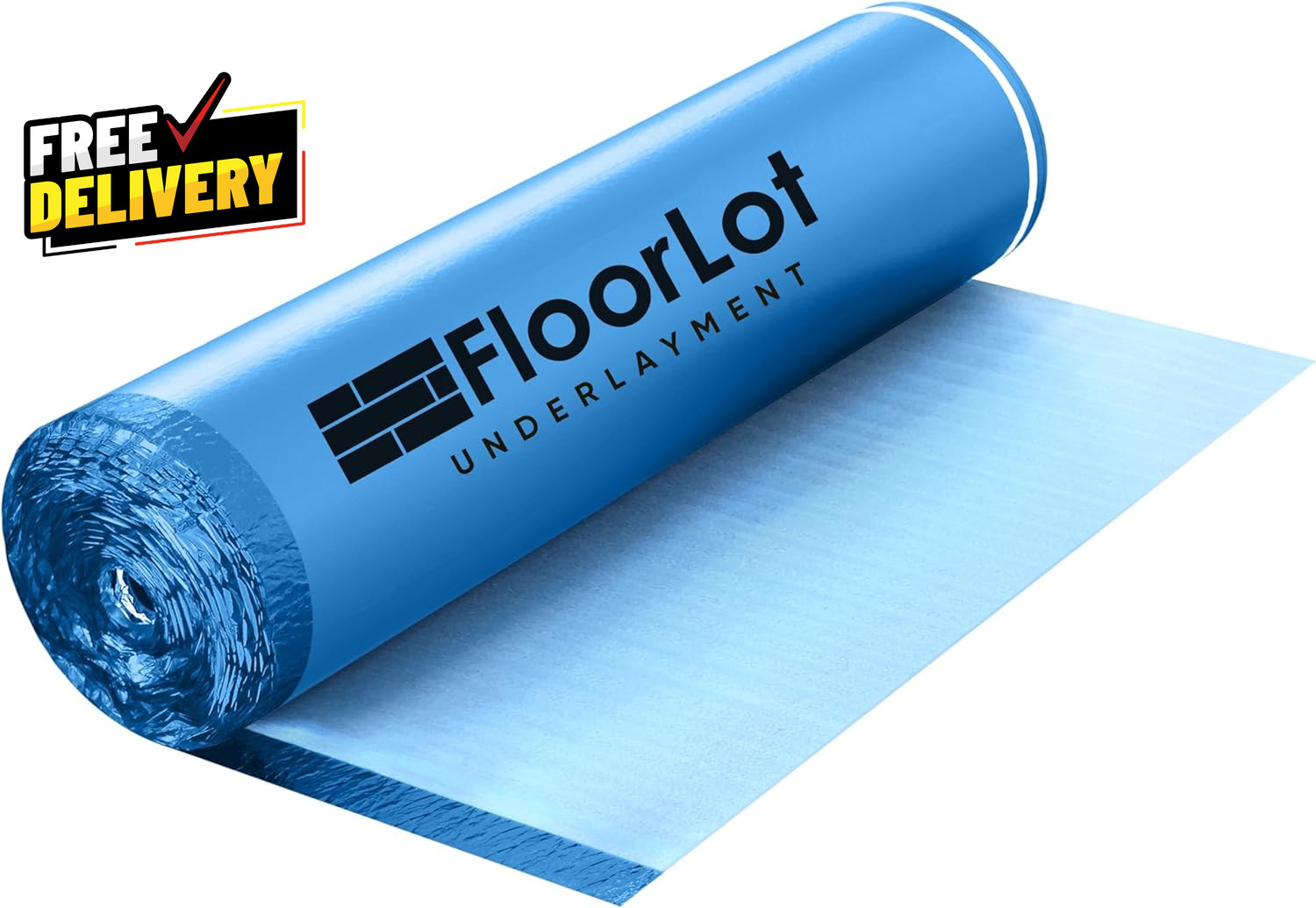Bluestep Underlayment with Moisture Barrier for Laminate and Wood Floors