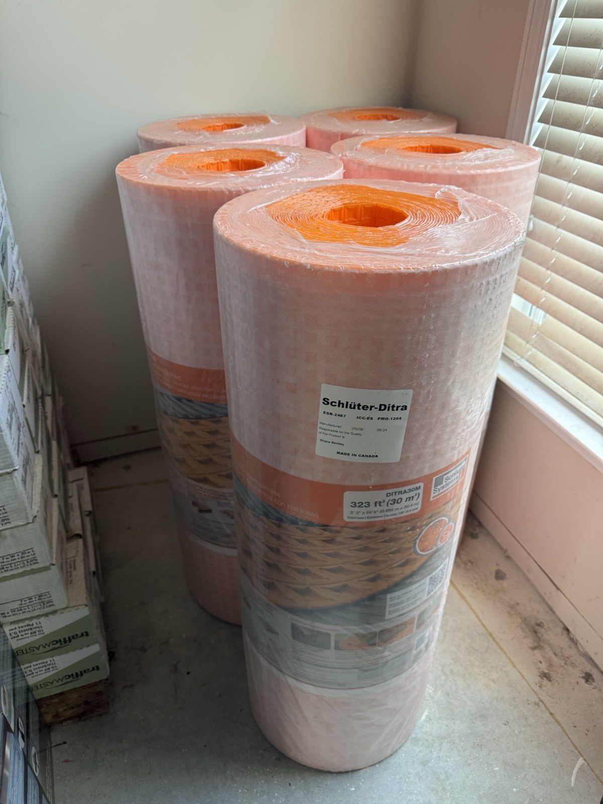 Schluter DITRA30M 323sq.ft Tile Underlayment Full Roll NEW! Save $150+ Per Roll!