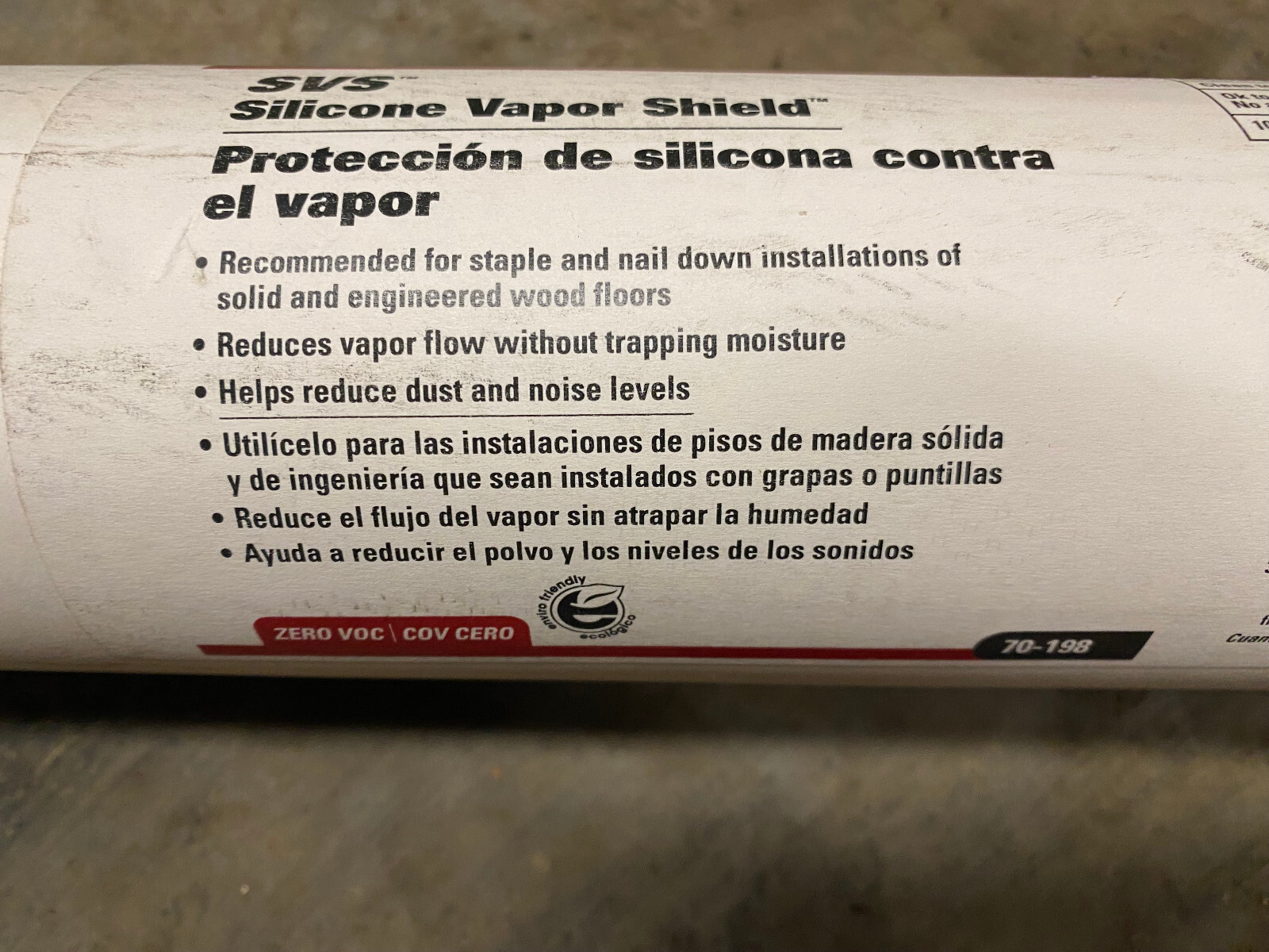 FLOOR Moisture Barrier 200 sqFT 31.5″x 76.25′ x 6 mil ROBERTS 70-198 Silicone
