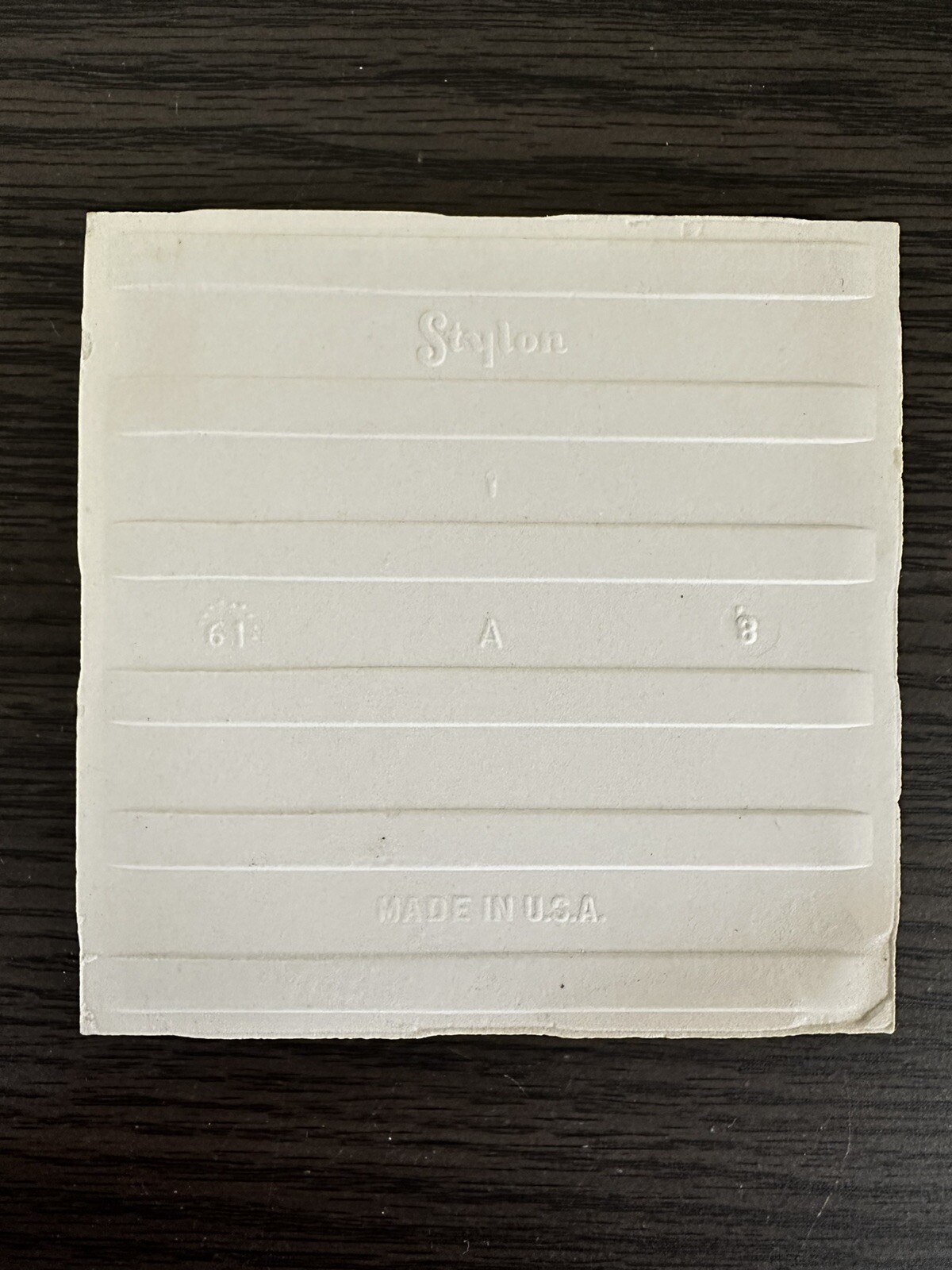 10-Vintage 1950’s Stylon Ceramic Tiles Color #311 Stardust Ivory 4-1/4” NOS
