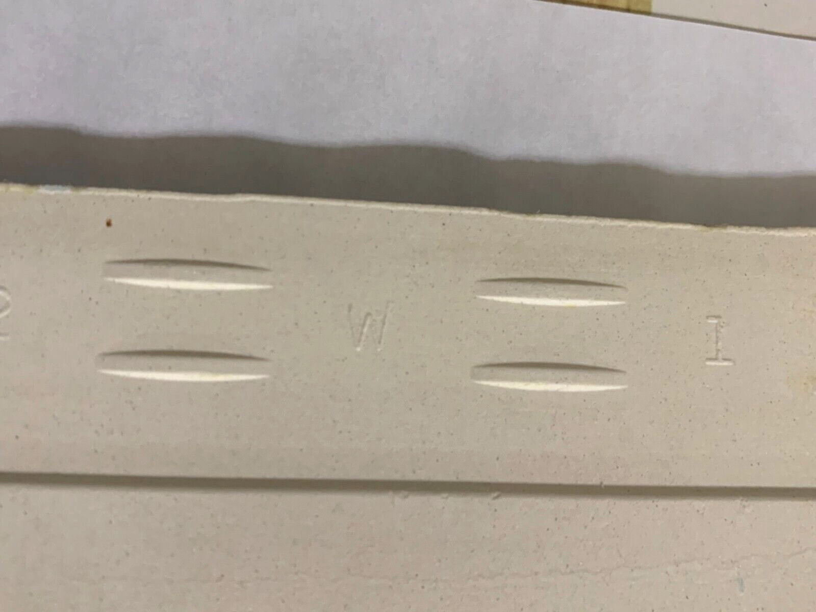 Wenczel Ceramic 2″ x 6″ Flat Surface Bullnose *Pastel Blue* Gloss *2* pcs