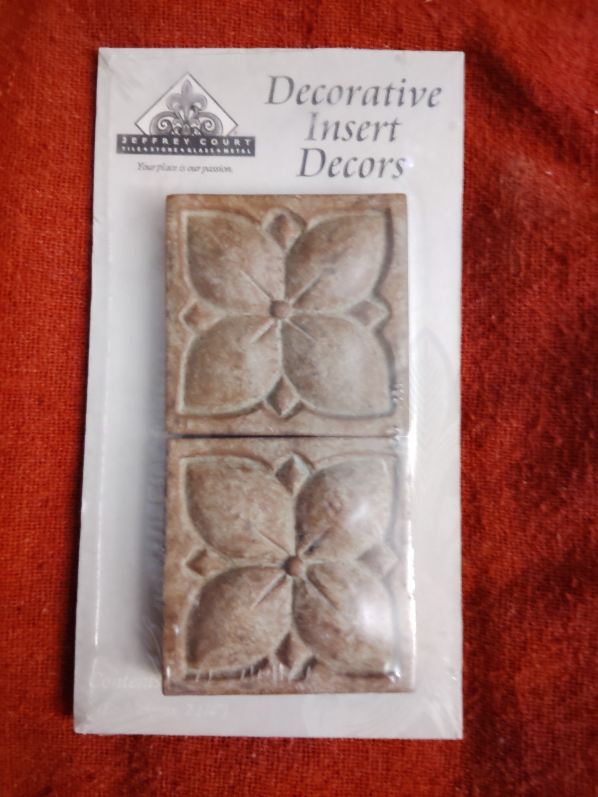 2″x2″ Jeffrey Court decorative Insert Accent Wall Tile – 2pk