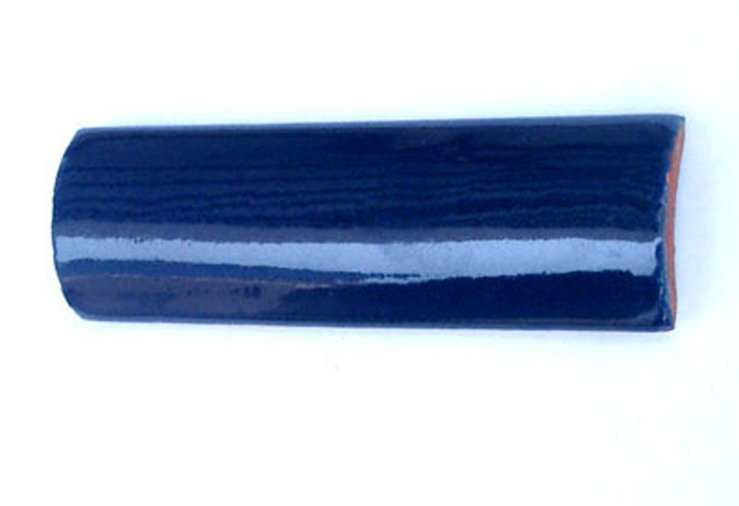 ONE Mexican Trim Moulding Bullnose Tiles #S006 Cobalt Blue GET MANY AS YOU NEED