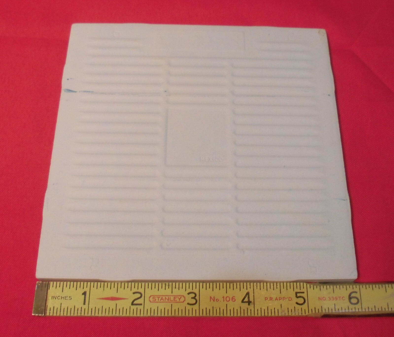1 pc. Cobalt Blue #318: Crystalline Ceramic 6″ X 6″ Tile by American Olean, NEW