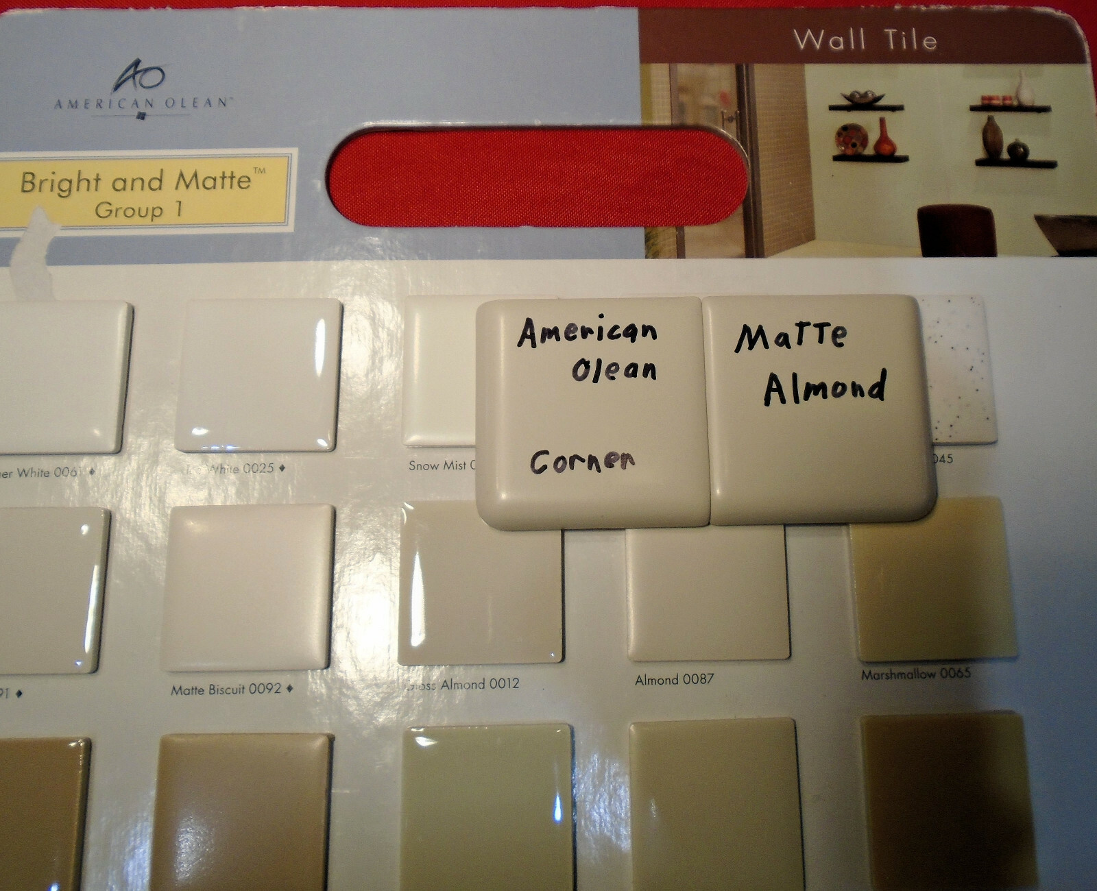 2 pcs. Matte Almond 2″ X 2″ X 5/16″ Ceramic Surface Bullnose Corner Tiles; NEW