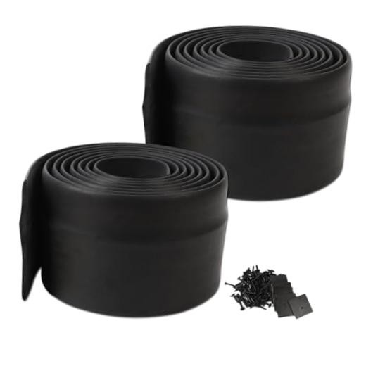 XmuxHai 5.2IN*5.74FT*4PCS Rubber Fender Extension Flexible Rubber Wheel Arch