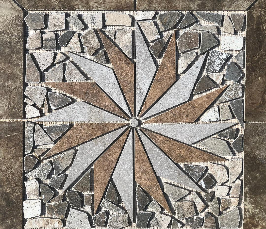 36″ x 36″ Tile Medallion Deco – Daltile Levaro & Avondale tile series