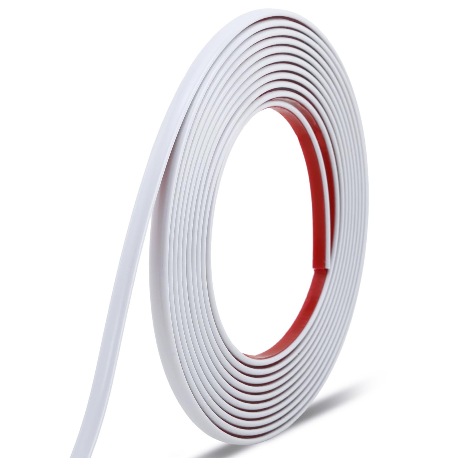 Lunghaa Matte White Molding Trim 196.8″x0.79″