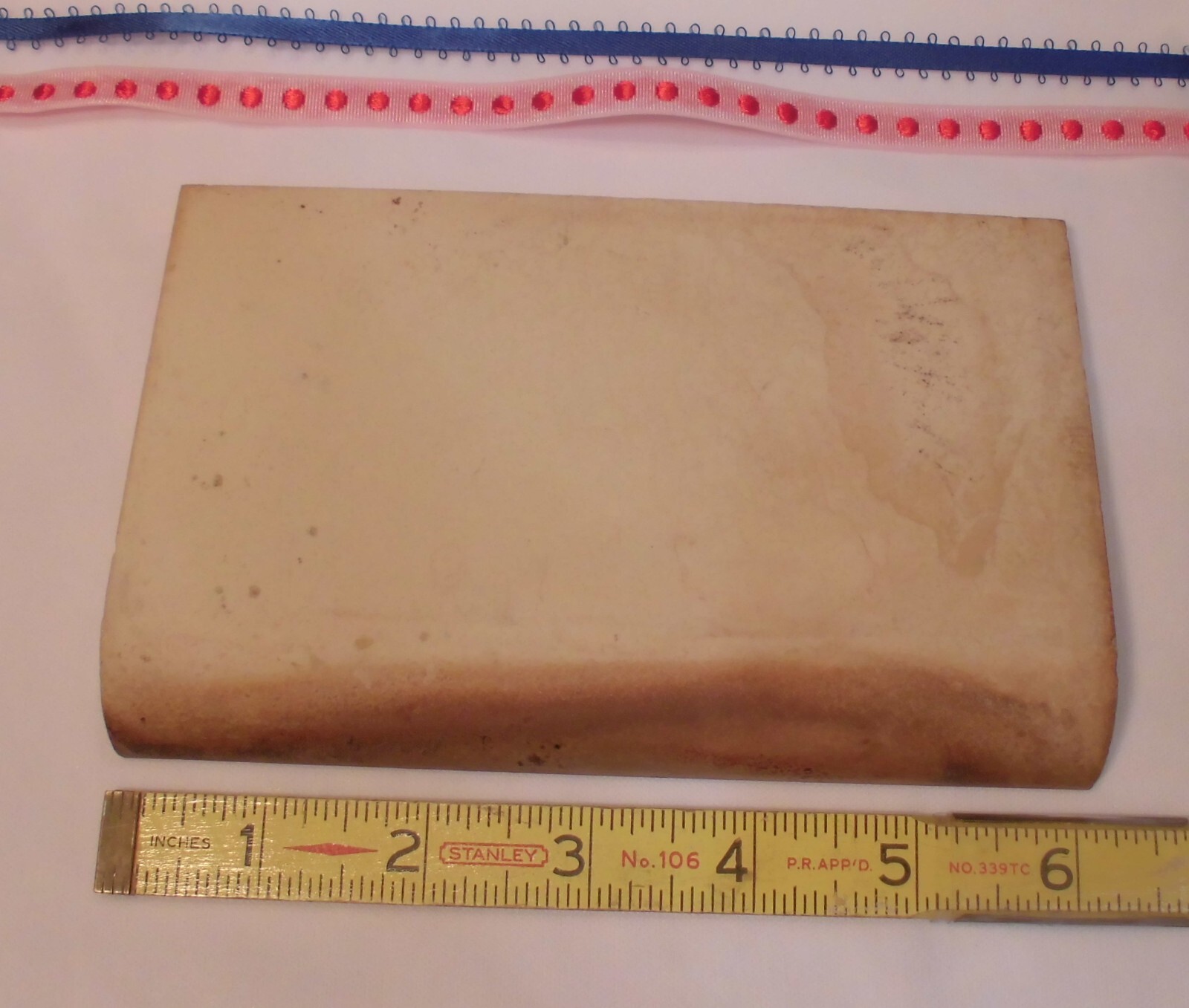 1 pc. Mocha – Brown Cove-Base Ceramic Tile 4″ X 6″ Mid-State: Glossy; stack on
