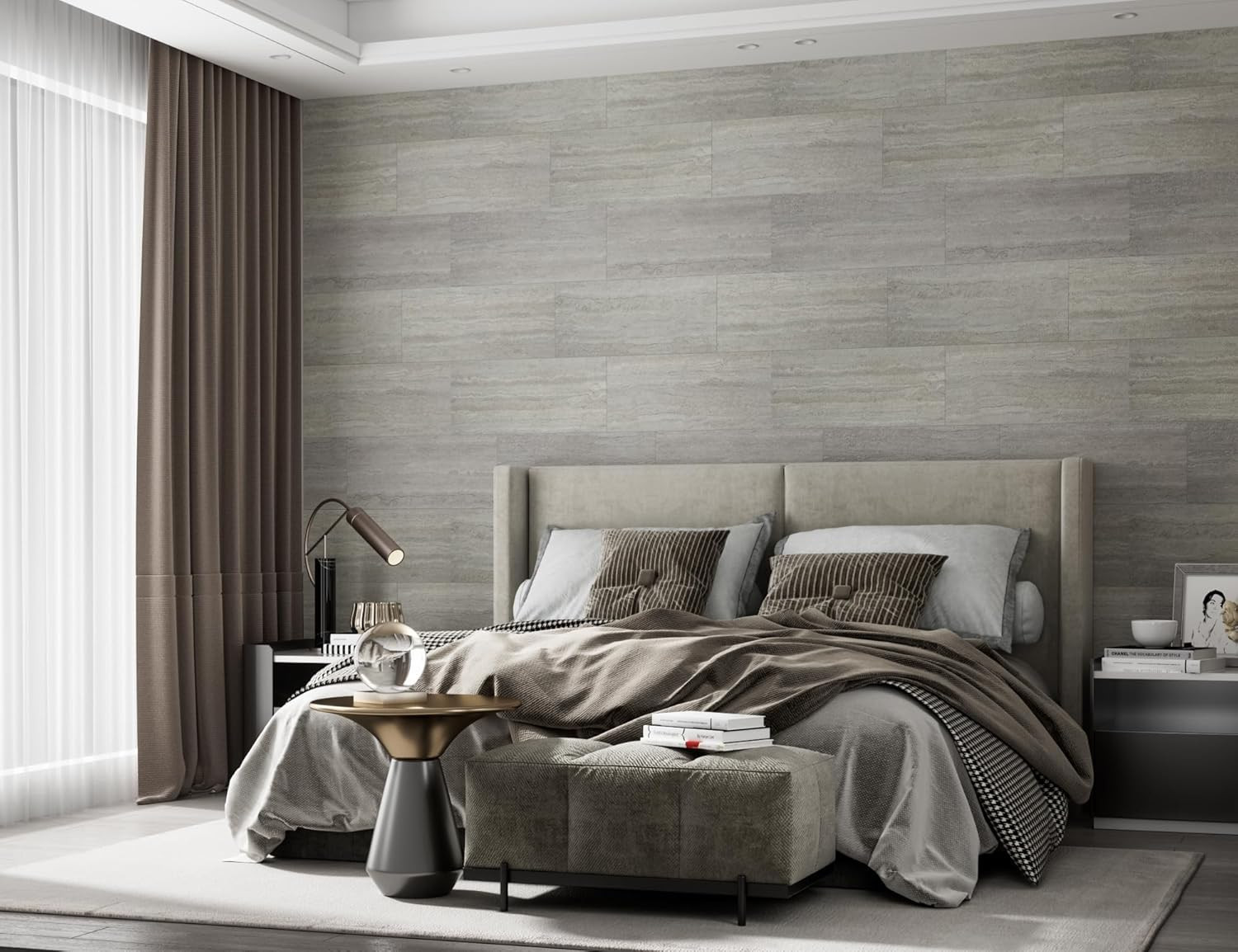 15Pcs Flexible Soft Stone Wall Panels for Indoor/Outdoor Decor