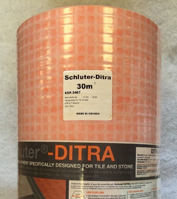 Schluter DITRA Uncoupling Membrane Tile Flooring Underlayment 323sqft. Full Roll