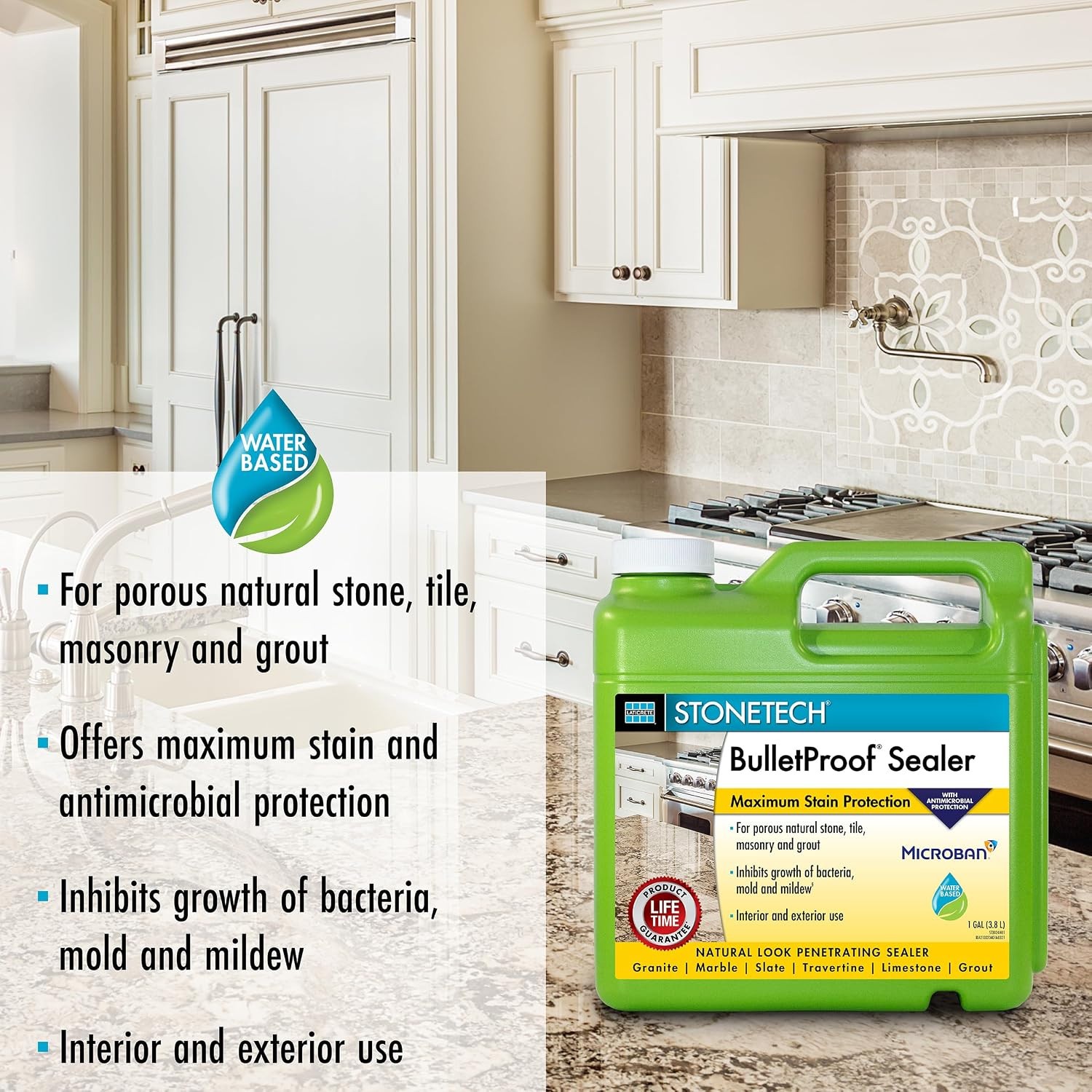 STONETECH Bulletproof Sealer, 1 Gallon (3.8L) Bottle