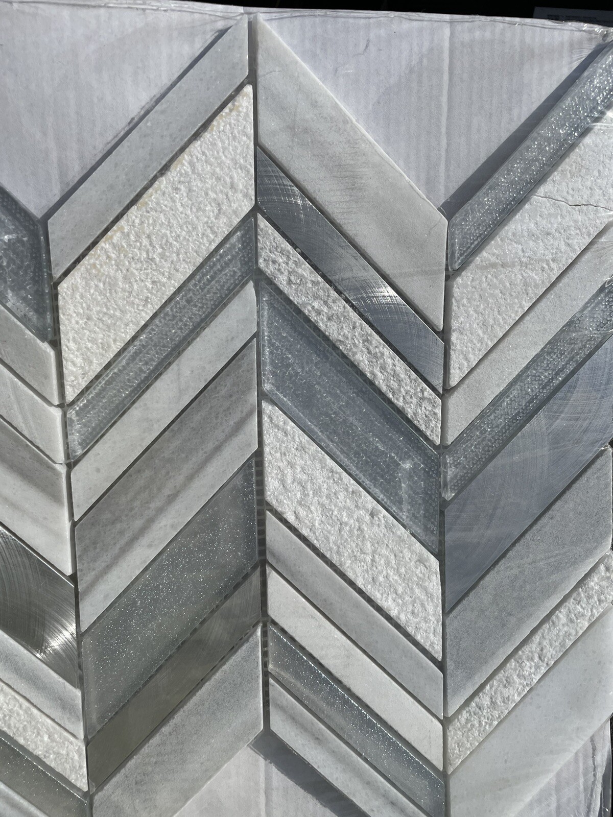 New 1 Box (10 Pcs) MSI Harlow Chevron , 8 Mm Thick 12”X11”