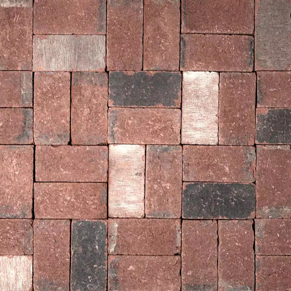 8 in x 4 in x 2.25 in Rustic Red Clay Paver Pallet 240-Pieces 53 sq ft
