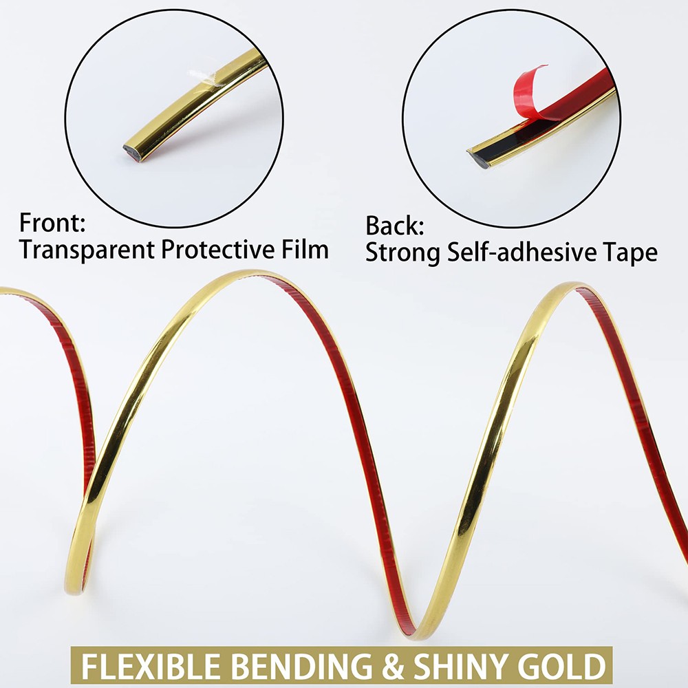 PVC Self-Adhesive Tile Stickers Tape Sealing Strip Tile Beauty Seam Sticker