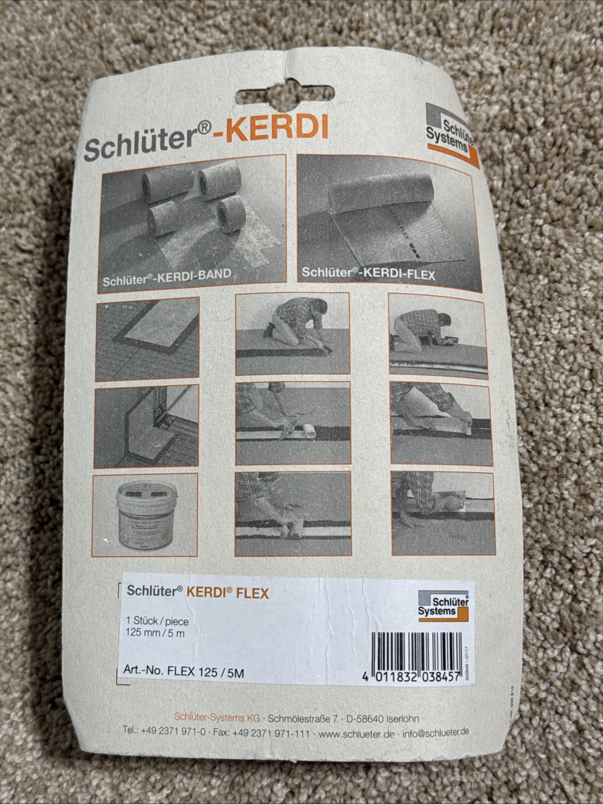 SCHLUTER KERDI FLEX ROLL – 125 / 5M