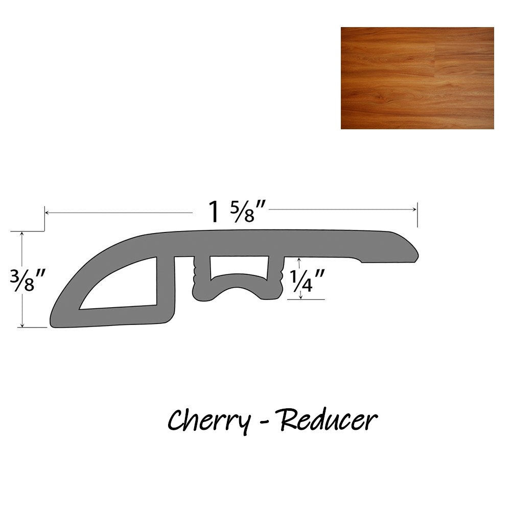 PRODURA Cherry 28mil Heavy Duty Wearlayer Vinyl Click Luxury Floor 48x7inx8mm