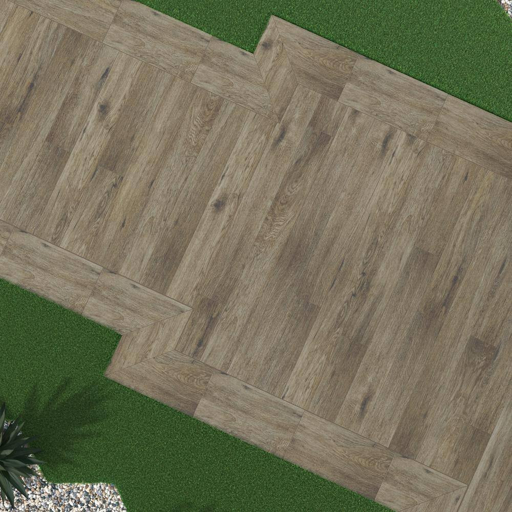Fauna 2 Cm. X 8 In. X 47 In. Matte Porcelain Wood Look Paver Tile (8 Sq. Ft./Cas
