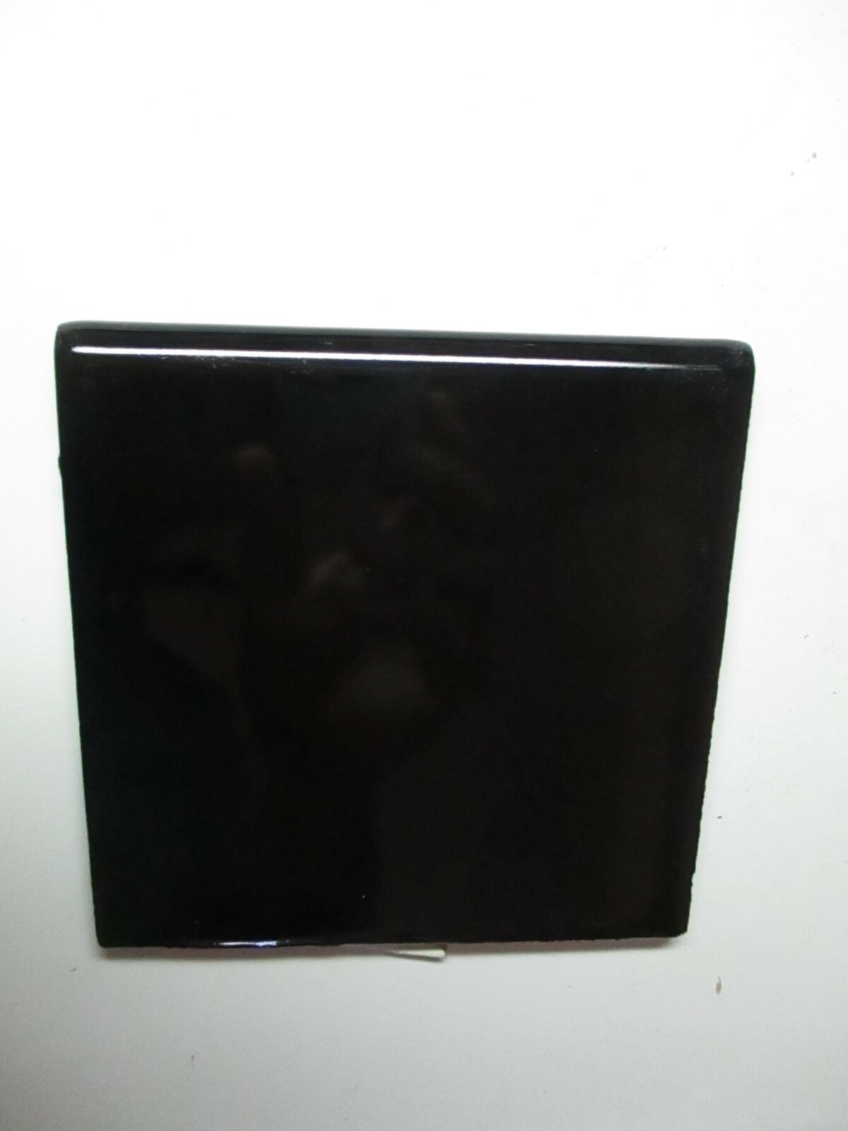 1 Bullnose Wall Tile Mannington USA 4-3/8″ SeeCond Gloss Black Magic Ceramic MCM