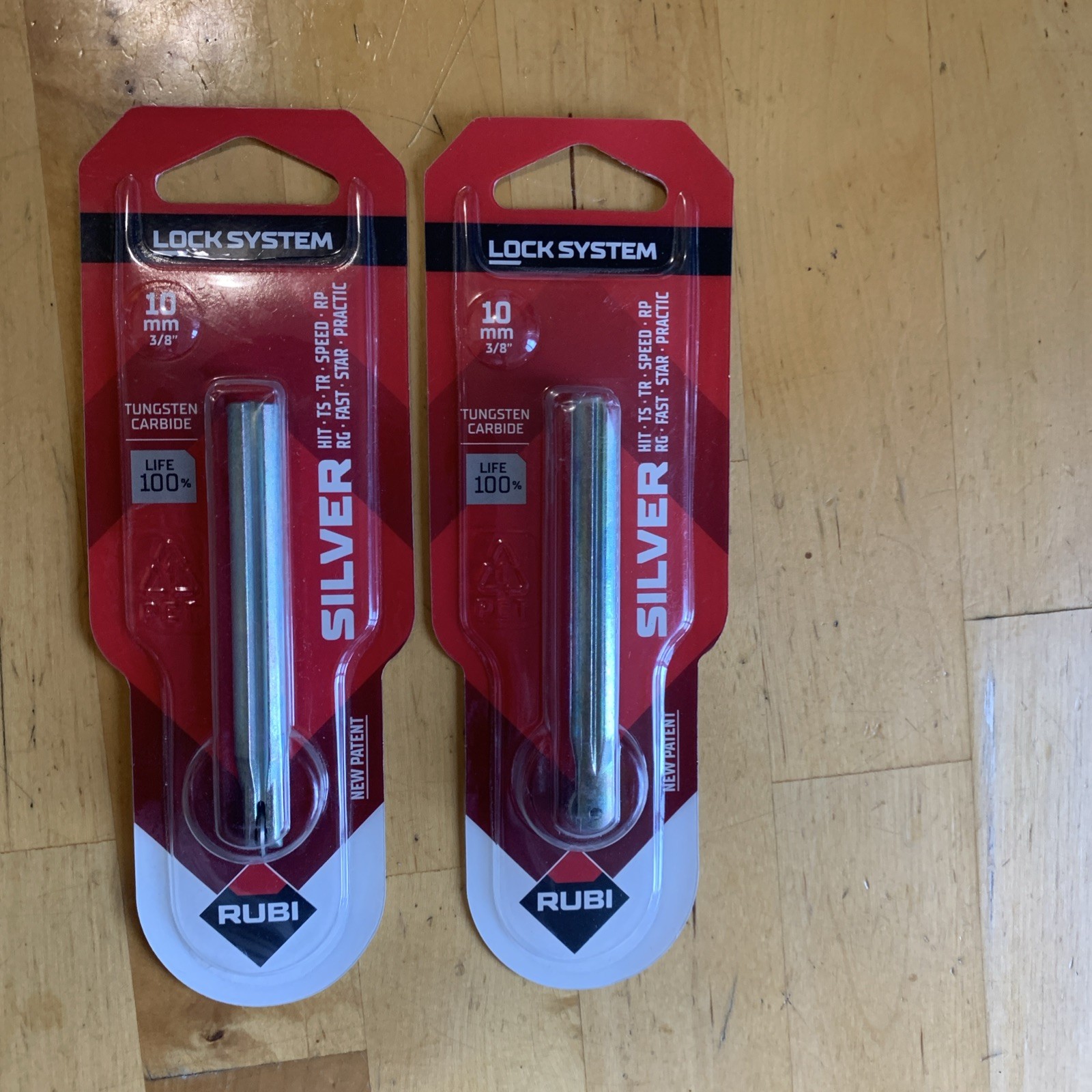 A pair of scoring Wheel RUBI 01946 Tile Cutter 10mm 3/8” Tungsten Carbide