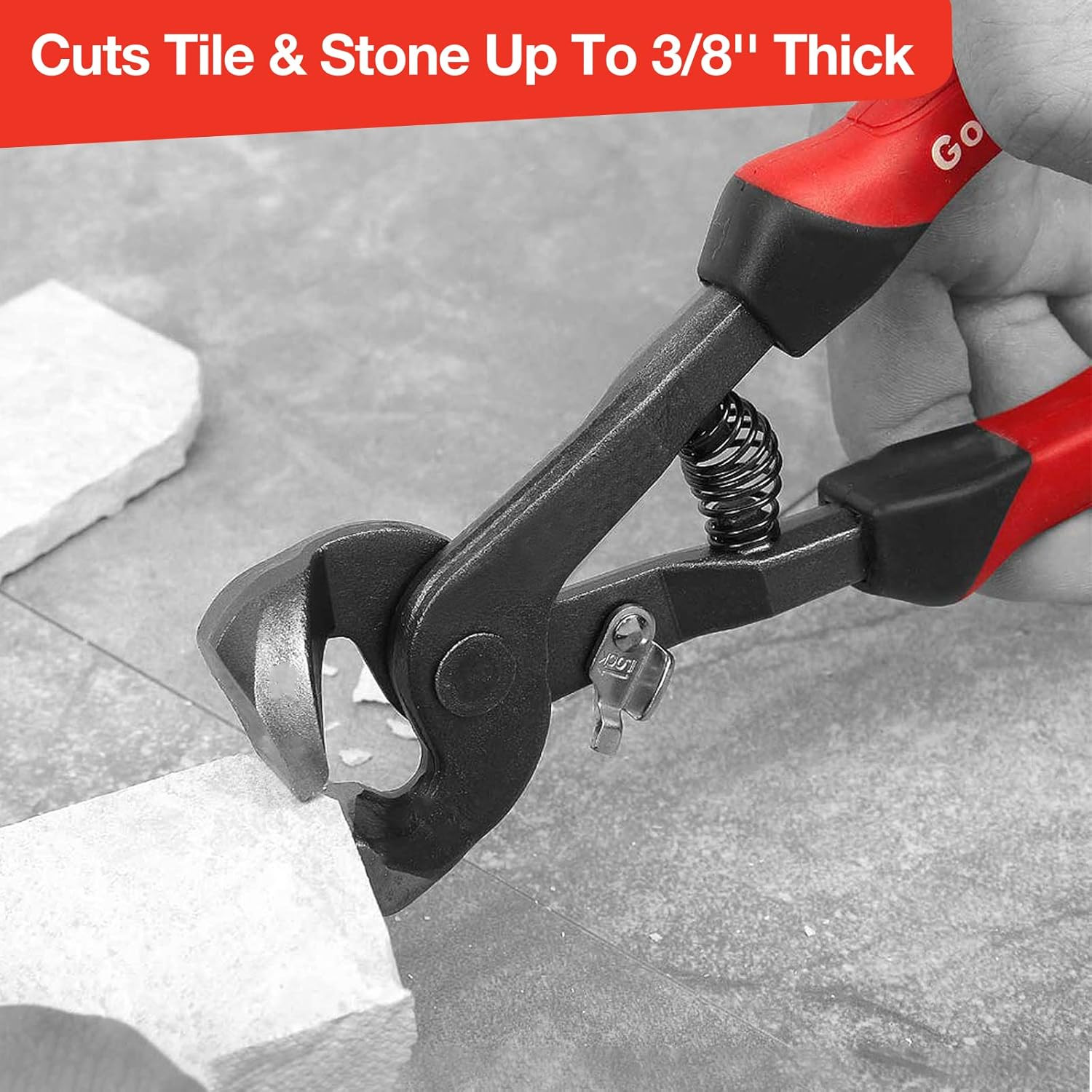 2 Piece Glass Tile Nippers Set – Heavy Duty Wheeled Glass Mosaic Nipper & Hd Cer