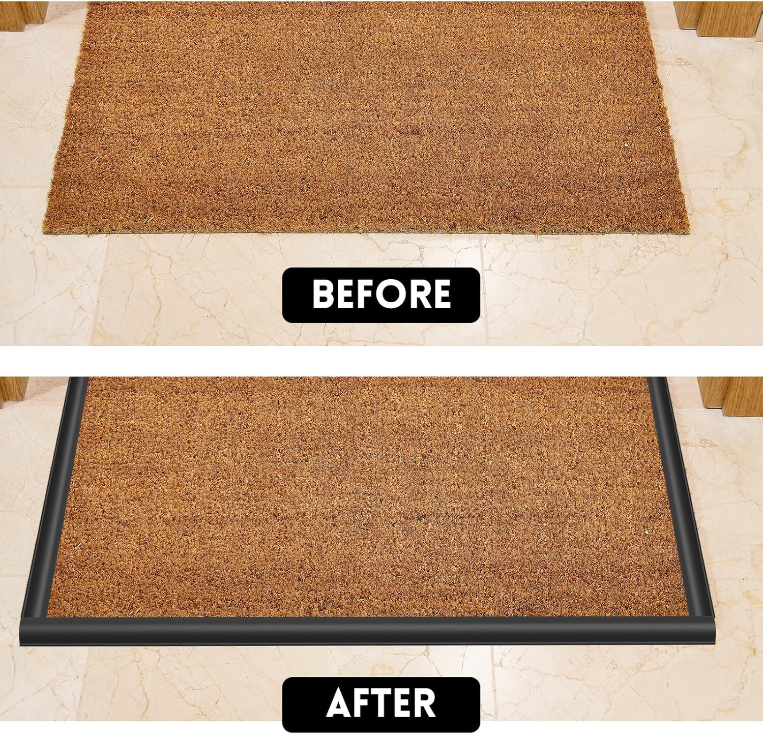 20FT Self Adhesive Floor Transition Strip for Carpet Wood Tile Laminate Flooring
