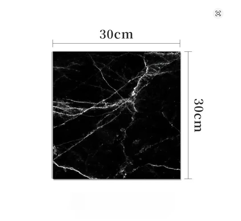 20Pcs Peel and Stick Marble Floor Wall Panels PVC Tiles Sticker US