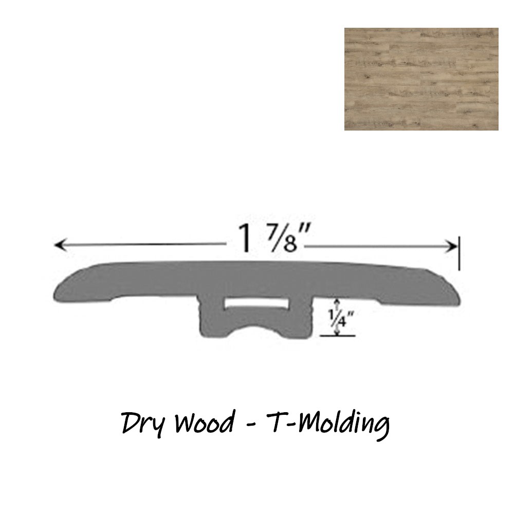 PRODURA Dry Wood Waterproof 22mil Click Luxury Vinyl Plank 48″x7-3/8″x6mm