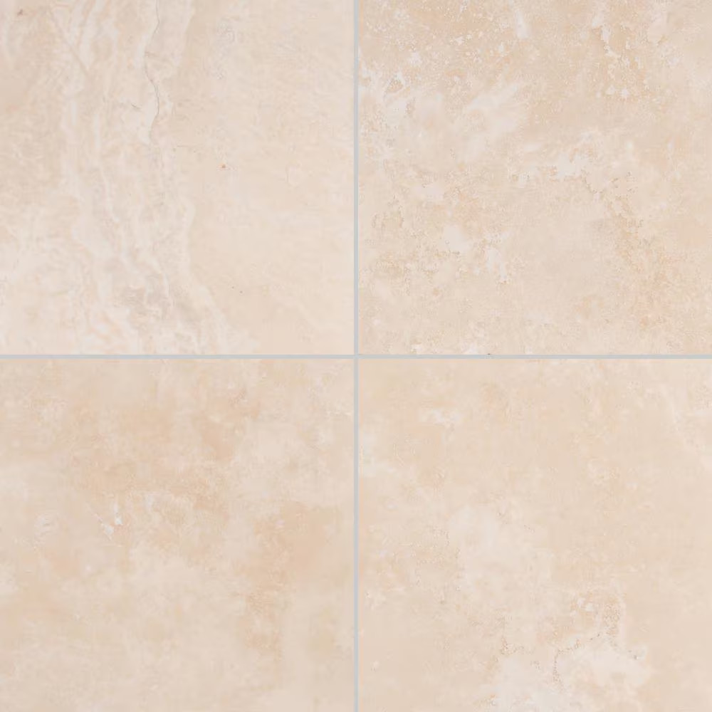 Tuscany Beige 18 In. X 18 In. Honed Travertine Floor and Wall Tile (2.25 Sq. Ft.