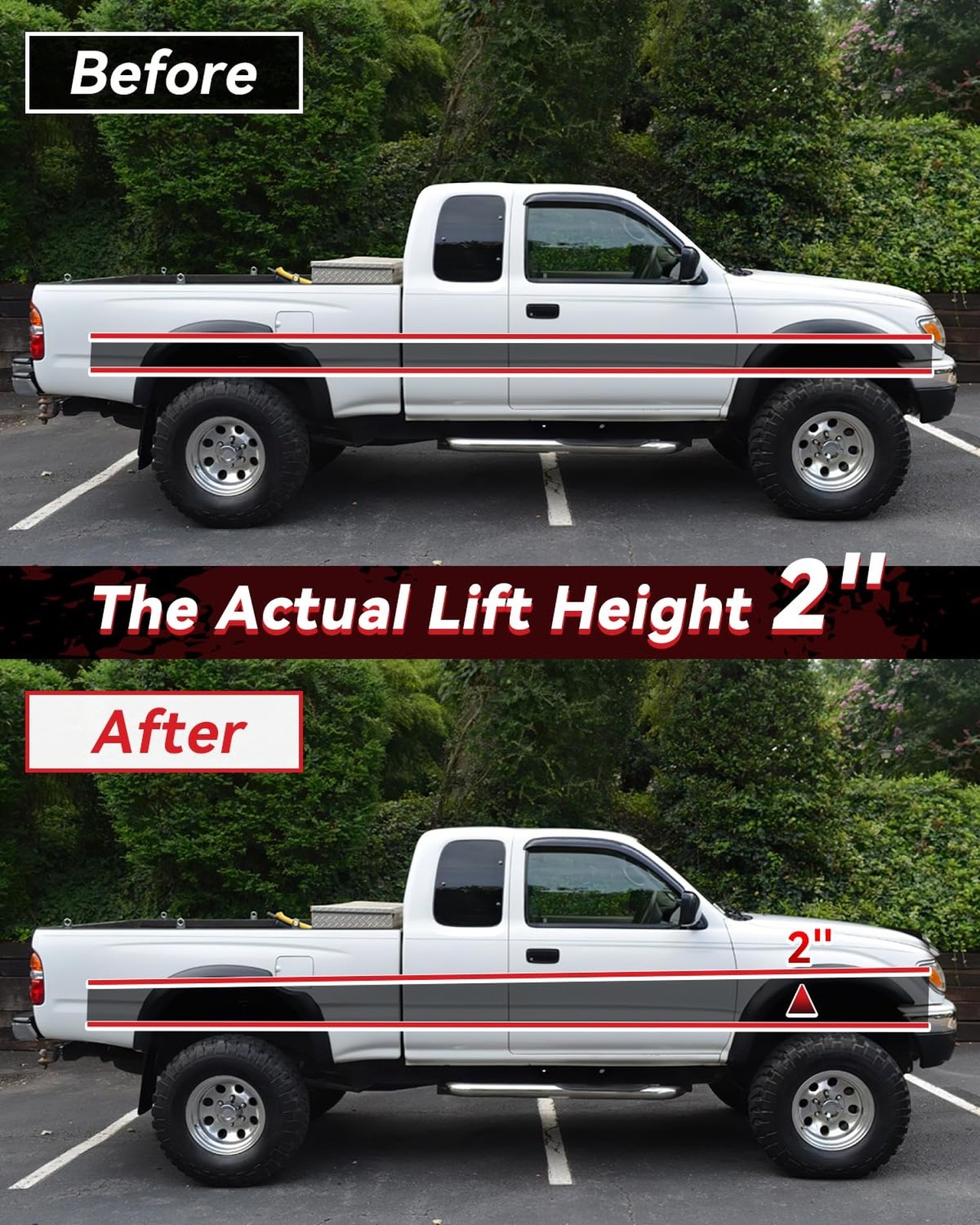 2″ FRONT Leveling Lift Kit for 1995-2004 TACOMA 4 RUNNER,2 inch Forged Front …
