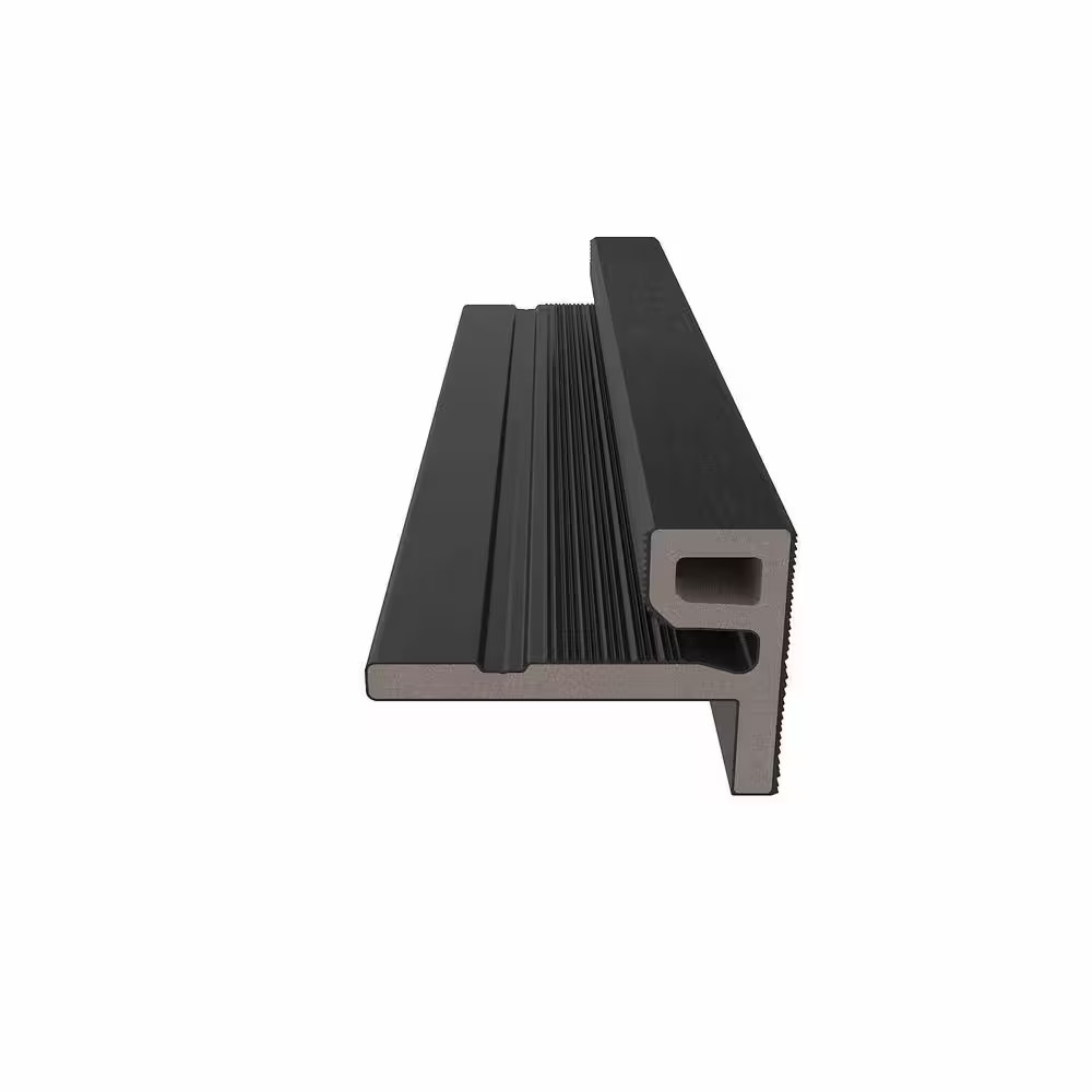 European Siding System 2.1 In. X 3 In. X 8 Ft. Composite Siding End Trim in Indi