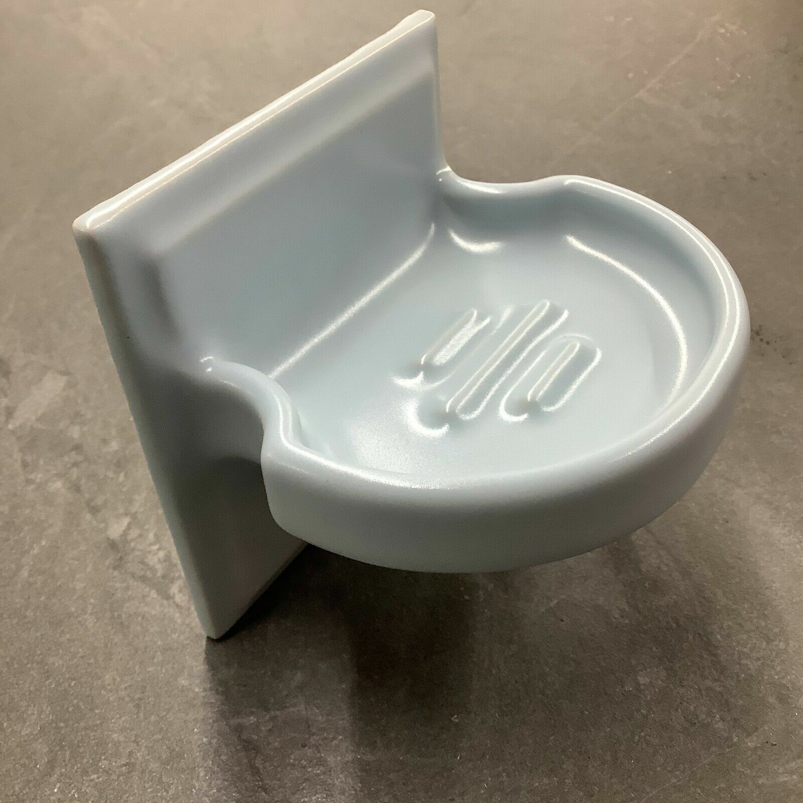 Blue Ceramic Sink Soap Holder American Olean model 503