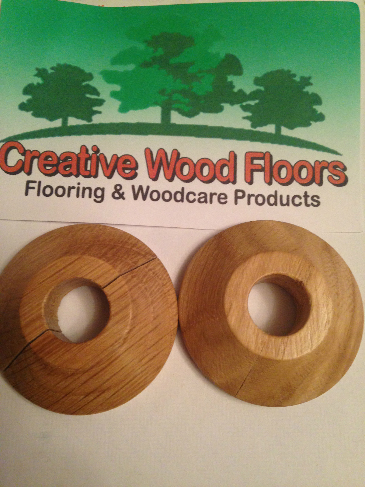 x 2 (15mm) OC – Quercia laccato TUBO COPERTURA/RADIATORE Anello/ciolletto/Rosa