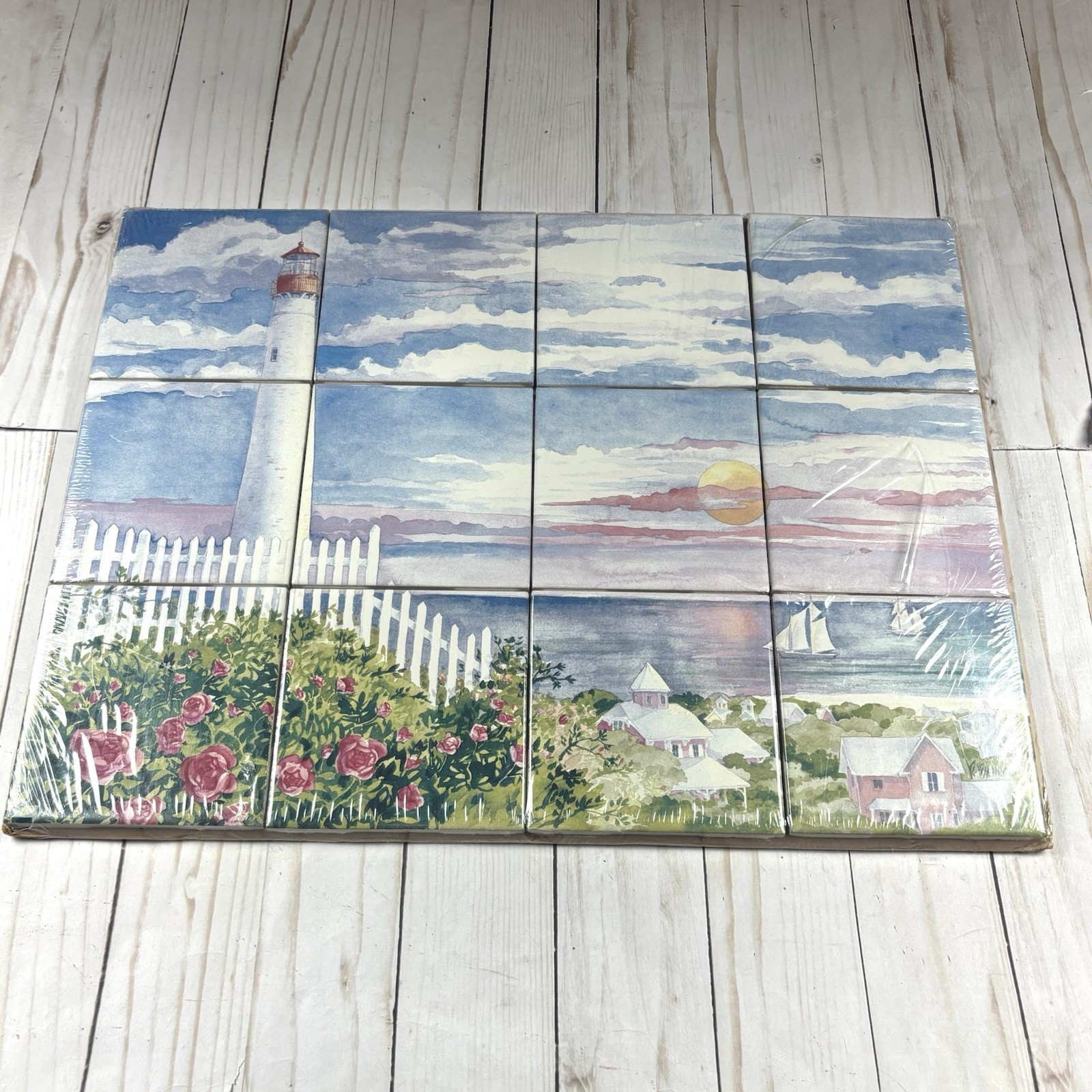 Brand New! Paul Brent Ocean View Tile Mural 4” 14505 12pc