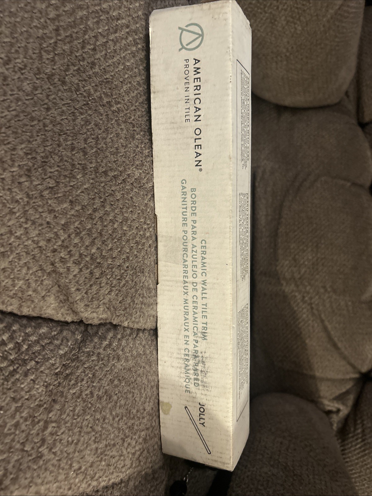 American Olean tile ceramic Wall tile trim 12 pieces per box HZO4 1/2 x 1/4 in