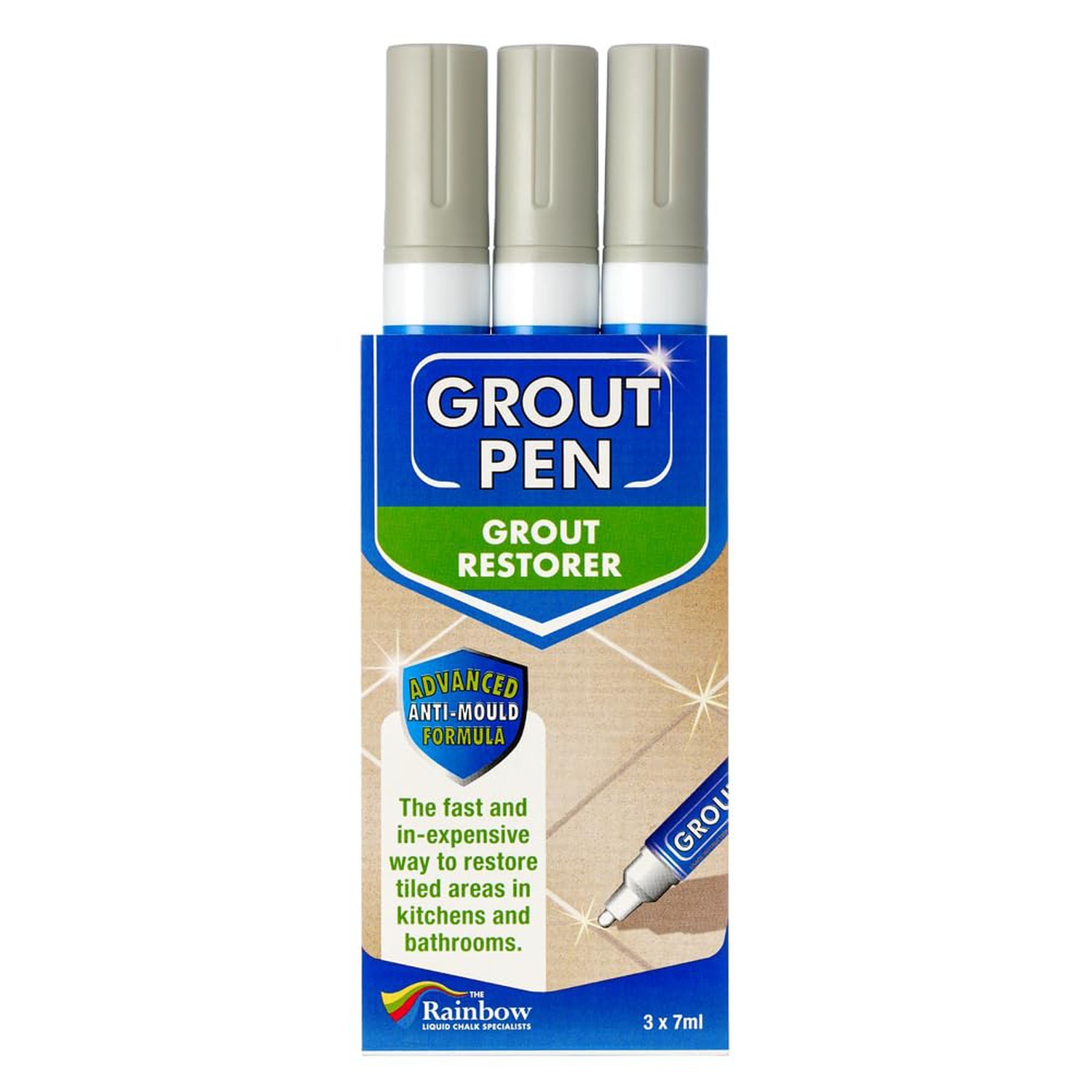 Grout Pen Light Grey Tile Paint Marker: Waterproof Grout Paint, Tile Grout Co…