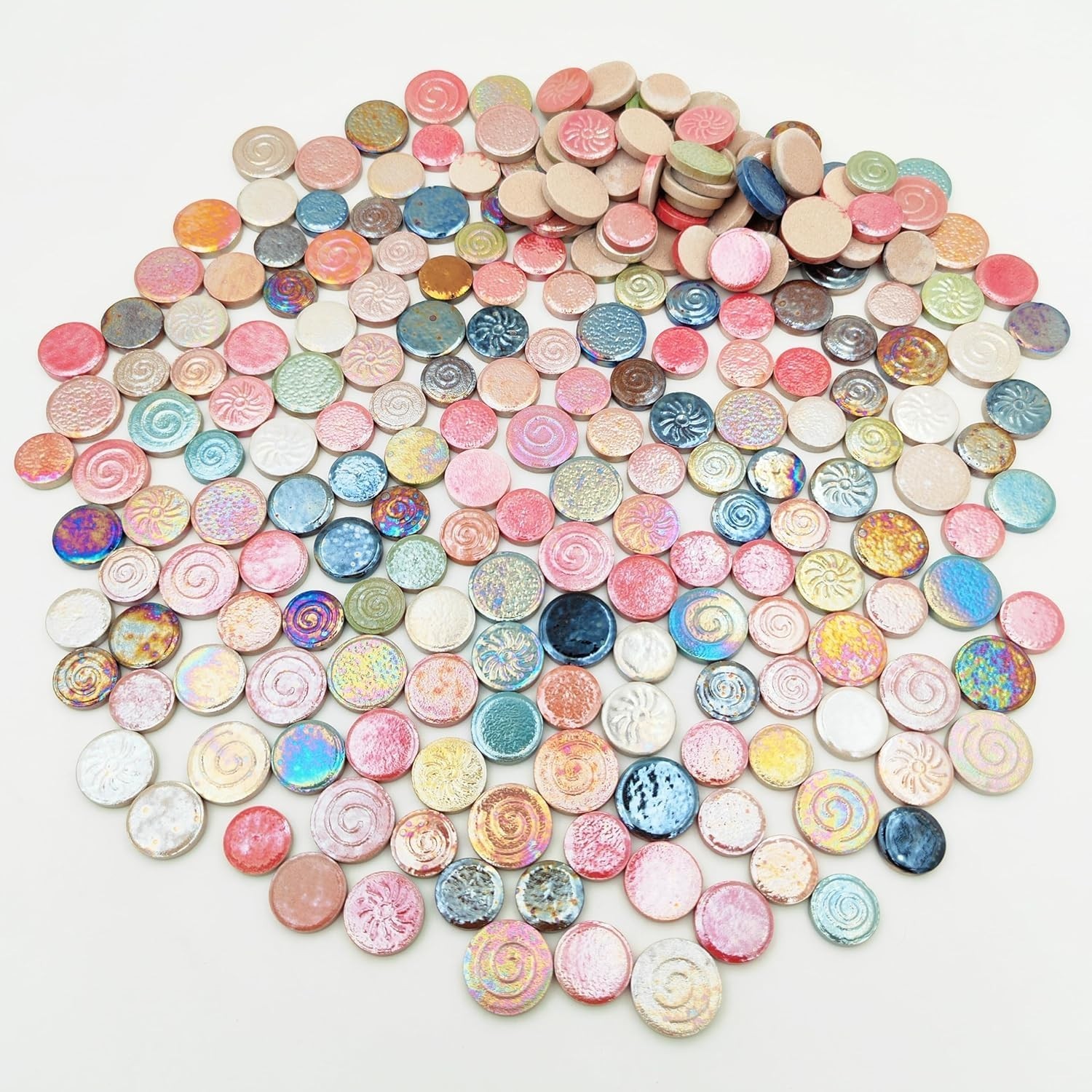 500g/1.1lb Random Color Irregular Ceramics Mosaic Tiles,DIY Making Creative C…
